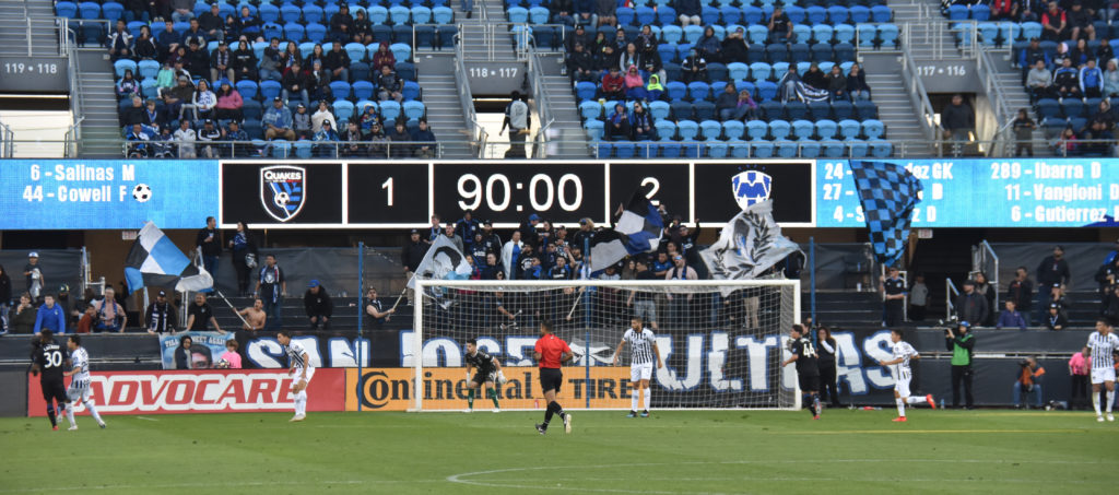 Quakes v Monterrey